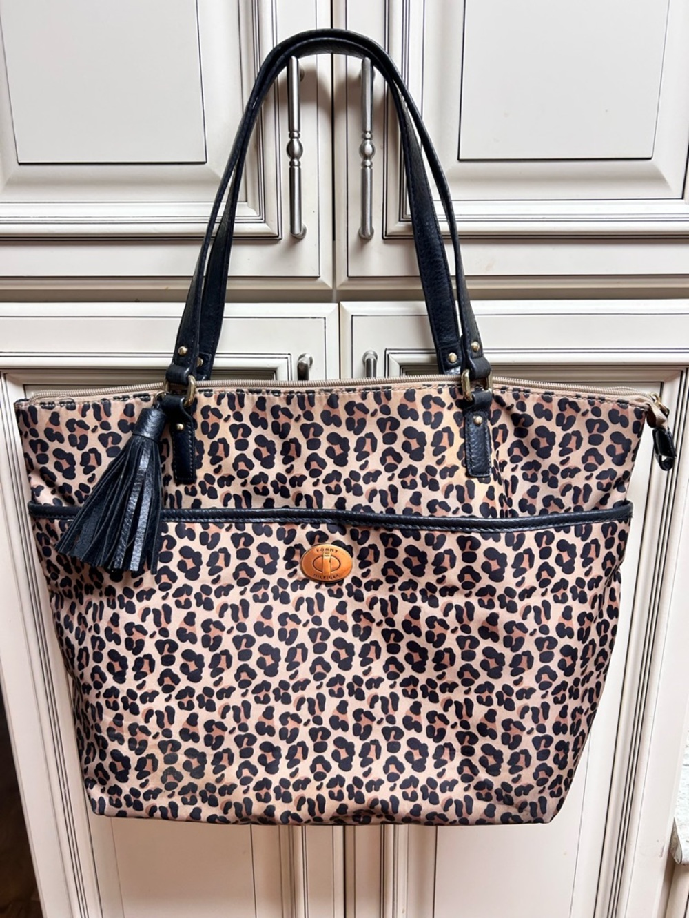 Tommy Hilfiger Leopard Print Purse